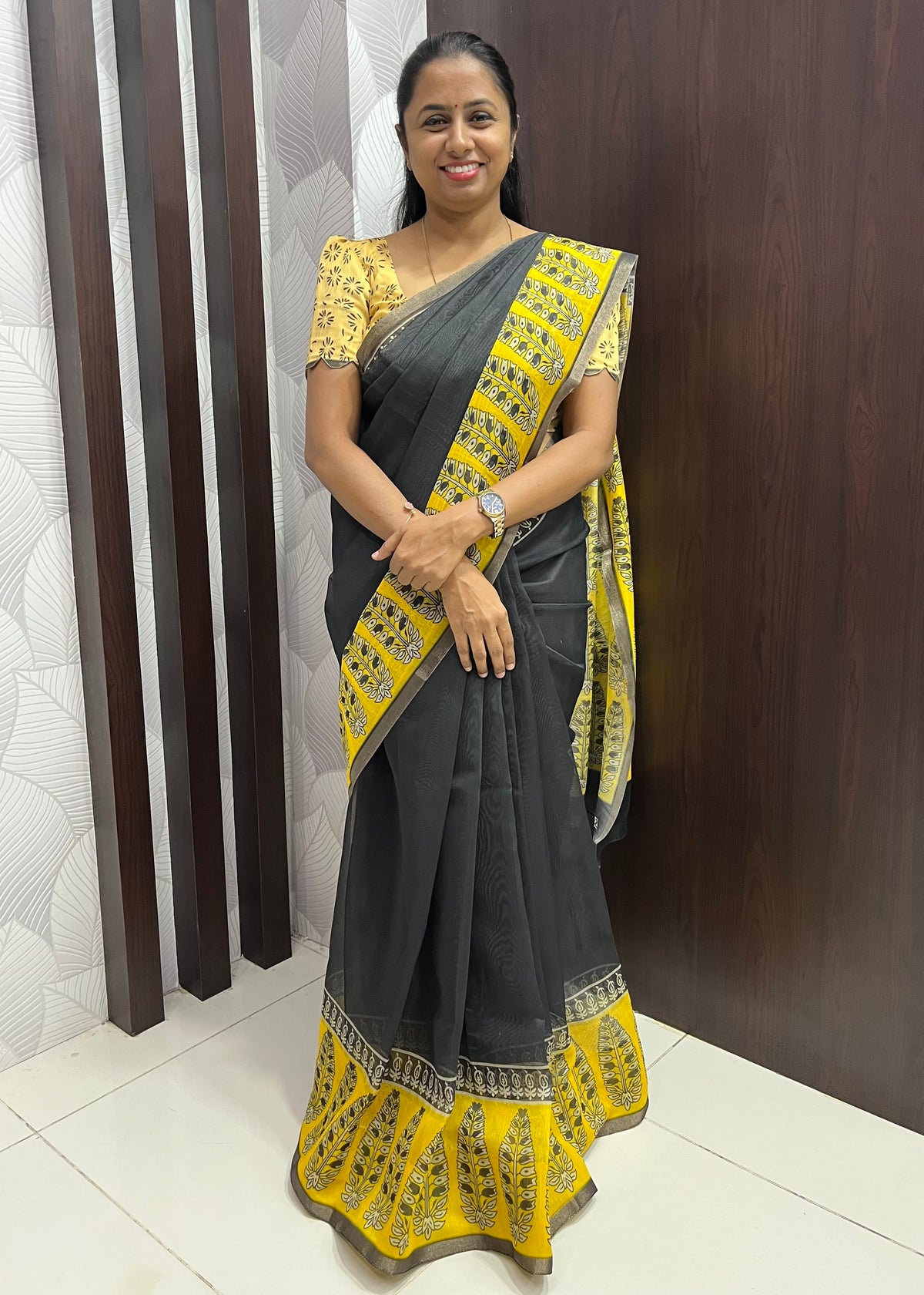 Soft and Crispy Fancy  Chanderi Cotton ZF010